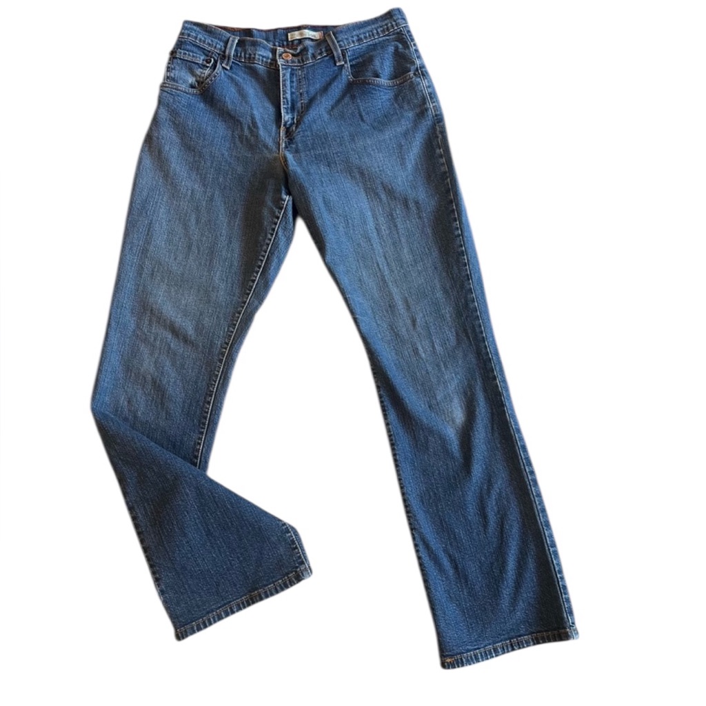 Women’s Levi’s 550 Red Label Boot Cut Relaxed Fit Blue Denim Jeans 8m